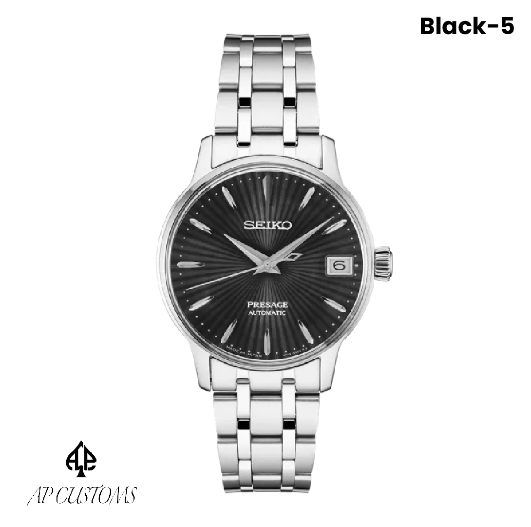 Seiko Presage Mod — dress bracelet option