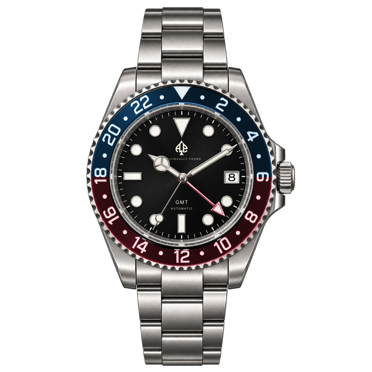 Custom GMT watch · generated design preview