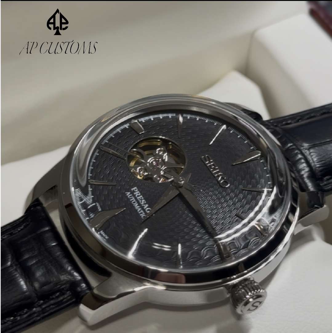 Open Heart Seiko Presage - Silver Case