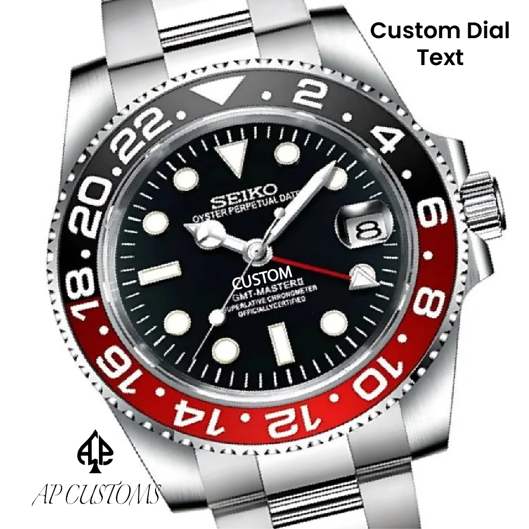 Custom dial options for Seiko GMT Mod